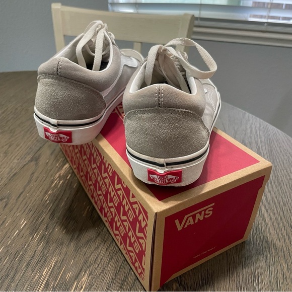 VANS Old Skool Shoe Unisex M 6.5 W 8 Color Drizzle/True White - Picture 3 of 9